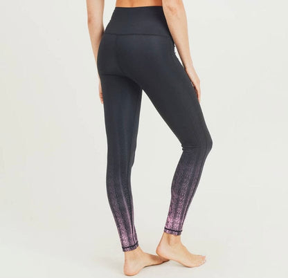 Ombre Snake Print Leggings