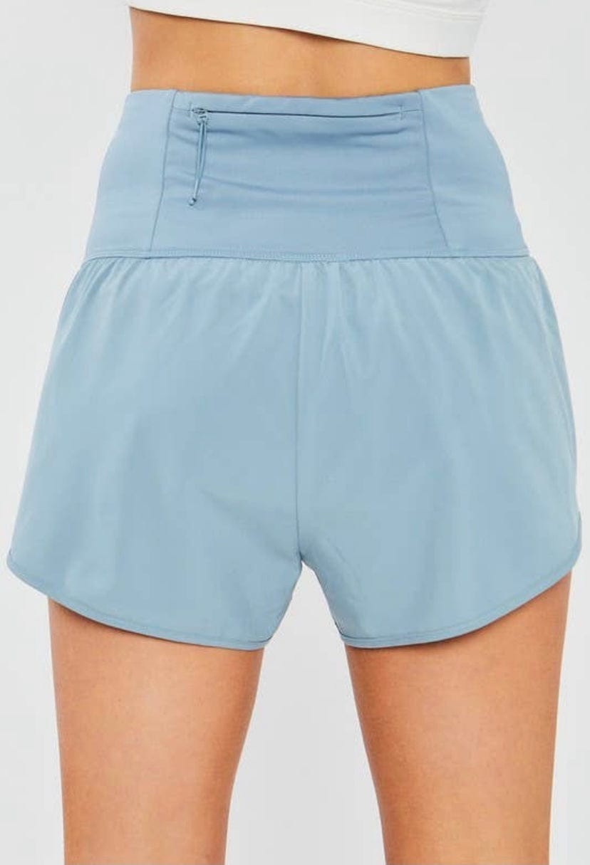 Highwaisted Shorts with Zipper