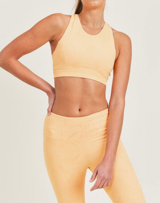 Sunshine Cross Back Sports Bra